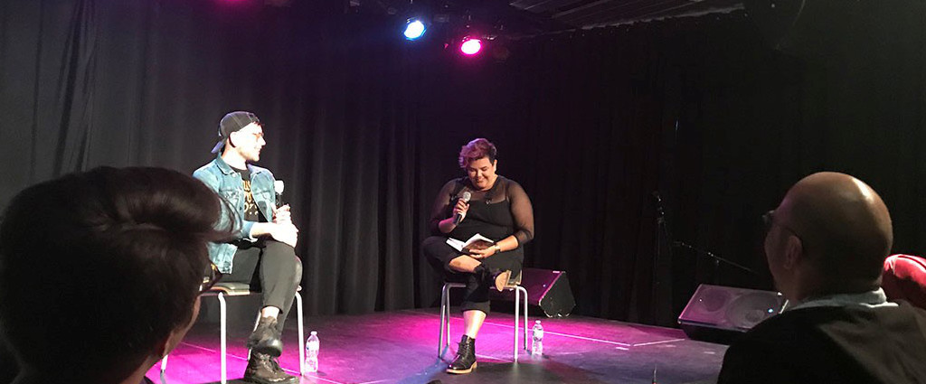 Carlito Beal giving a public reading - May 2019
