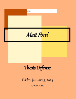 Matt Ford Thesis Defense