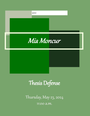 Mia Moncur Thesis Defense