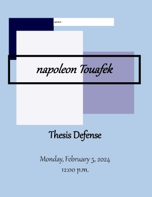 napoleon Touafek Thesis Defense