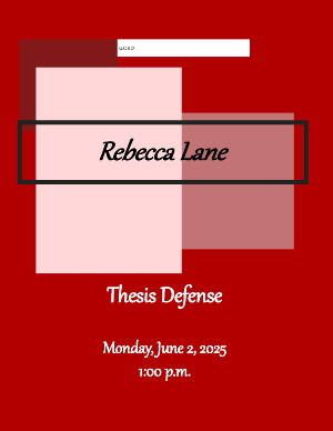 Rebecca Lane Thesis Defense