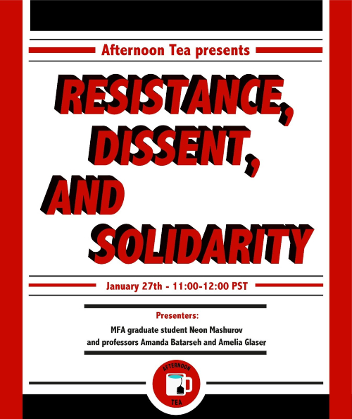 Event Flyer - Afternoon Tea Jan 2021