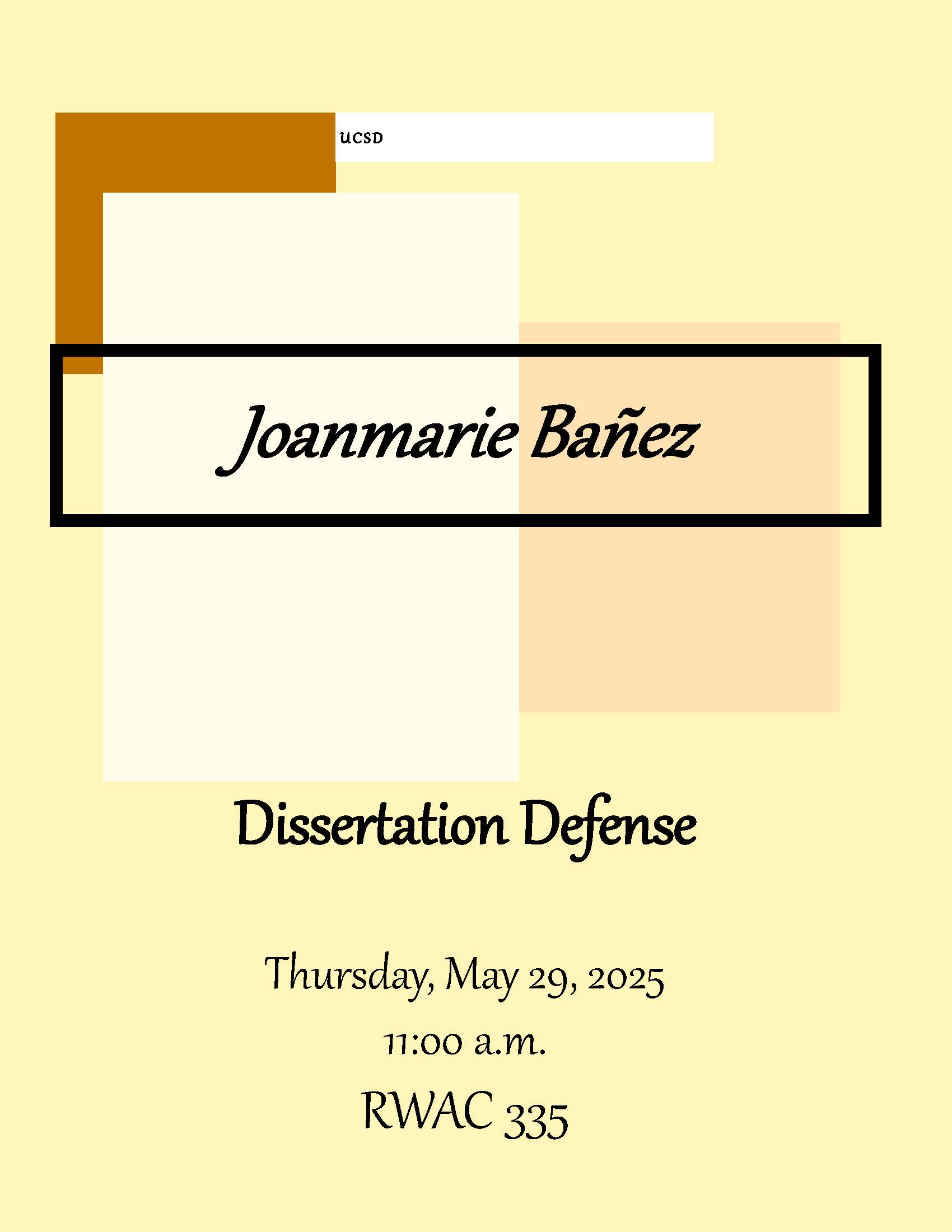 Joanmarie Banez Dissertation Defense