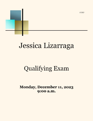 Jessica Lizarraga Qualifying Exam