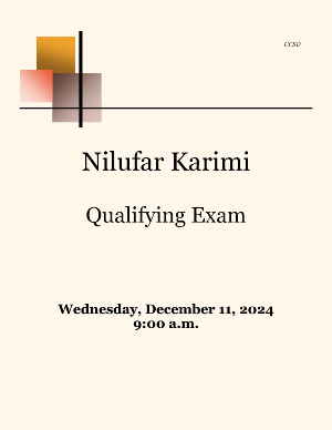 Nilufar Karimi Qualifying Exam