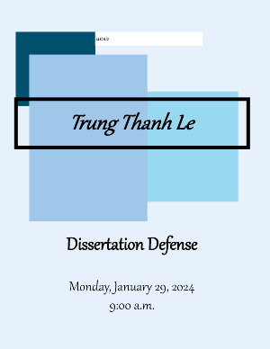 Trung Thanh Le Dissertation Defense