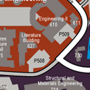 Map to the Literature Building